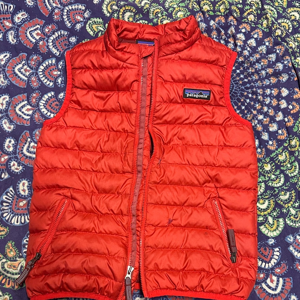 Patagonia Vibrant Red Quilted Vest